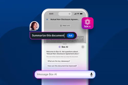 Box AI for Mobileが、どこからでも従業員を支援
