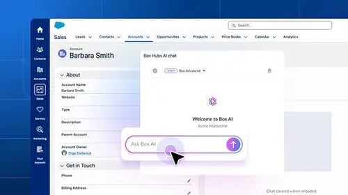 Box Hubs AIチャットの埋め込み: Salesforceでのインテリジェントな会話型インターフェースの設定