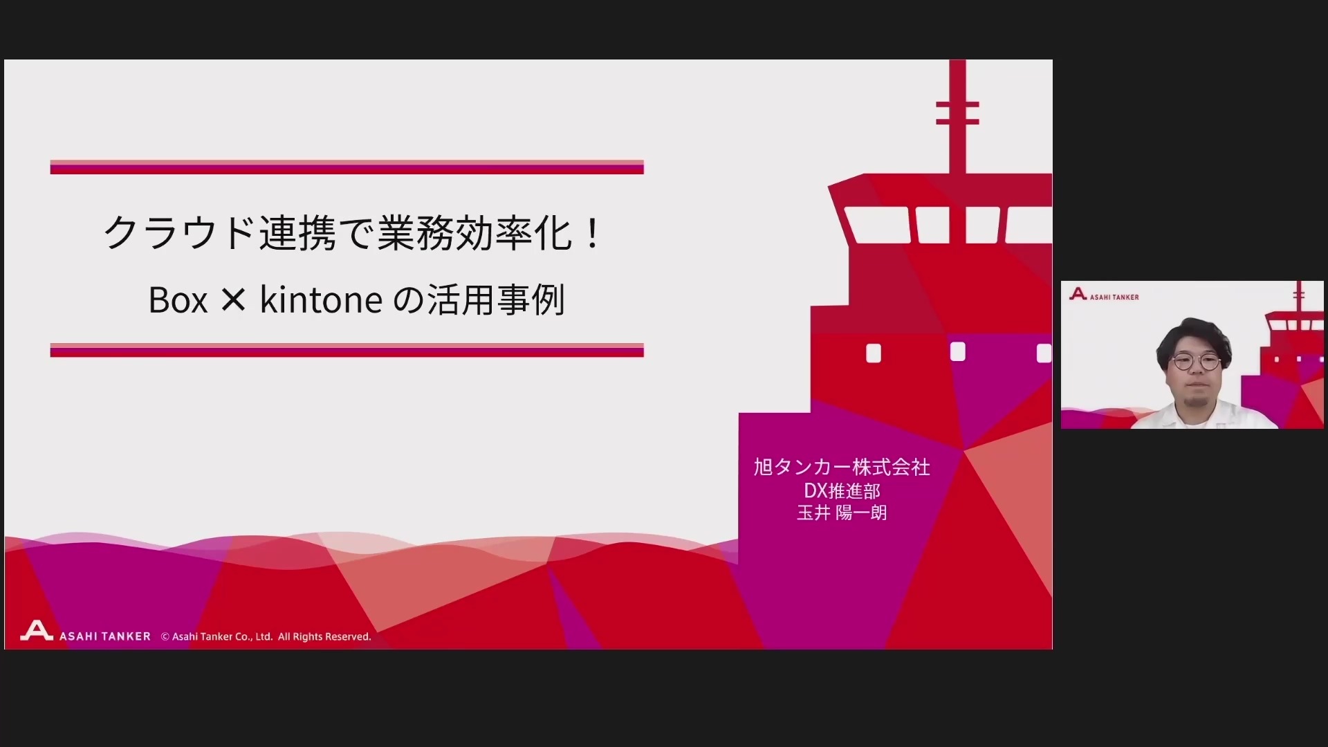 Box ✕ kintone のクラウド連携で業務効率化を実現【旭タンカー株式